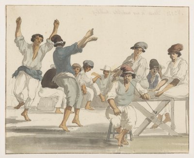Danse de nos matelots maltais - Louis Ducros