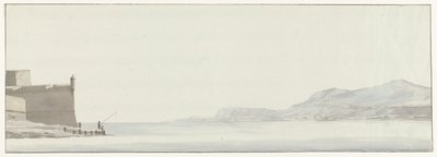 Vue de la côte de Calabre depuis l