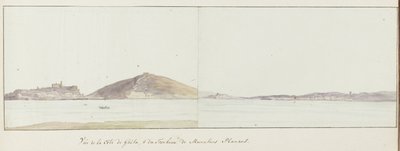 Vue de la côte de Gaëta et du tombeau de Munatius Plancus - Louis Ducros
