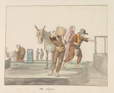 Costume de Ghozo (Voyage en Italie, en Sicile et à Malte - 1778) - Louis Ducros