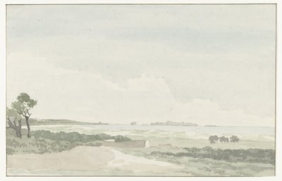 Vue éloignée de la ville de Gallipoli Vue éloignée de la ville de Gallipoli Voyage en Italie, en Sicile et à Malte - 1778 (titre de la série) - Louis Ducros