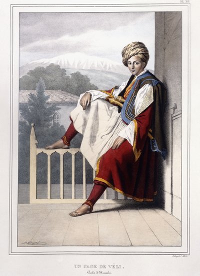 Portrait, du Vues et de Costumes Grecs et Ottomans de Voyage à Athènes et à Constantinople, 1825 - Louis Dupré