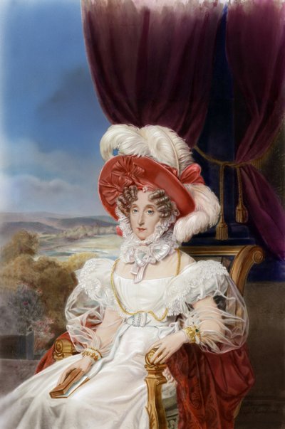Portrait de la reine Marie-Amélie, c.1839 - Louis Edouard Rioult