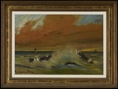 Coucher de soleil - Louis Eilshemius