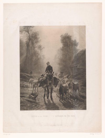 Retour à la ferme - Louis Emmanuel Soulange Teissier