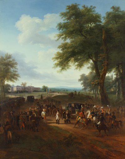 Napoléon reçu par Frédéric Duc de Wurtemberg, 2 octobre - Louis Etienne Watelet