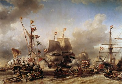 Guerre anglo-néerlandaise : Embarquement de l