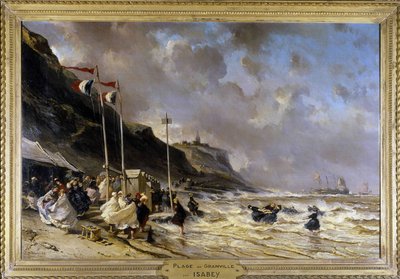 Plage de Granville - Louis Eugene Gabriel Isabey