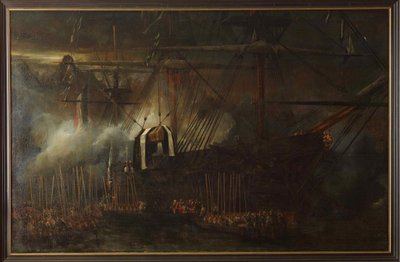 Transfert des cendres de Napoléon à bord de la frégate La Belle Poule, 15 octobre 1840, 1843 - Eugene Isabey