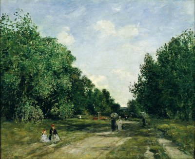 Parc Cordier à Trouville - Eugene Louis Boudin
