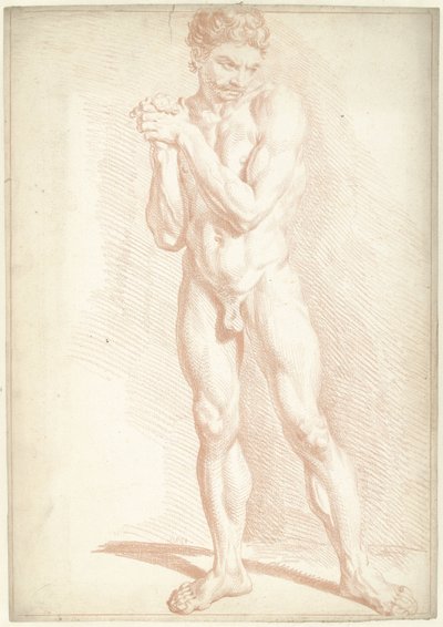 Nu masculin, debout - Louis Fabritius Dubourg