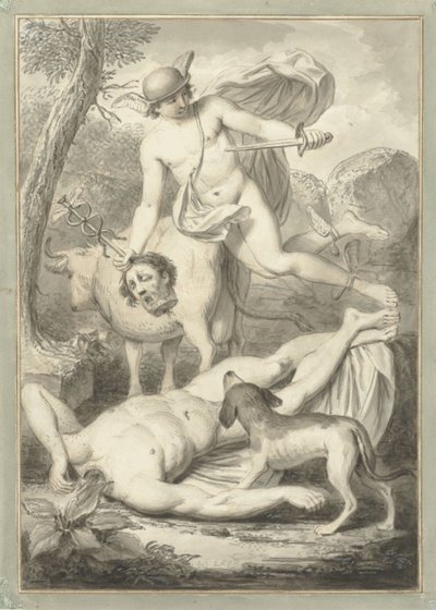 Mercure avec la tête d