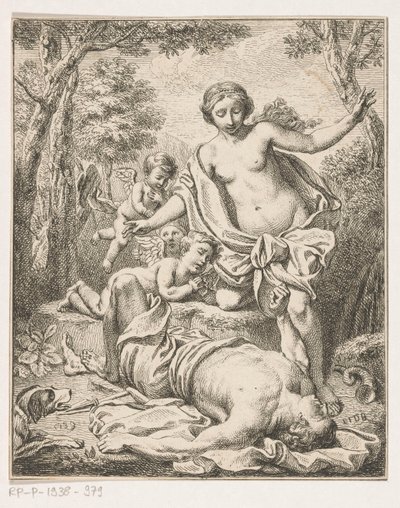 Vénus et Adonis - Louis Fabritius Dubourg