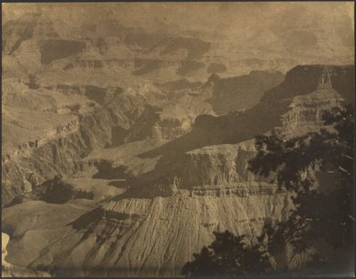 [Paysage du canyon vu du ciel] - Louis Fleckenstein