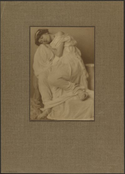 Modèle drapé, dormant - Louis Fleckenstein