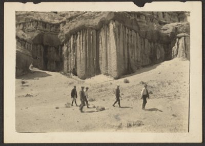 [Figures dans un paysage désertique] - Louis Fleckenstein