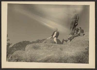 [Figures on Rocks] - Louis Fleckenstein