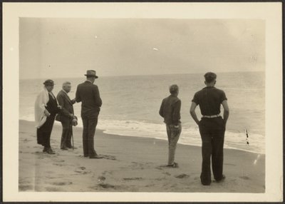 [La famille Fleckenstein à la plage] - Louis Fleckenstein