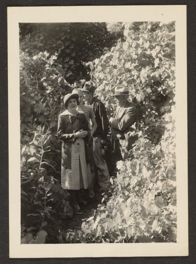 [Fleckenstein, Florence, and Her Sons in Woods] - Louis Fleckenstein