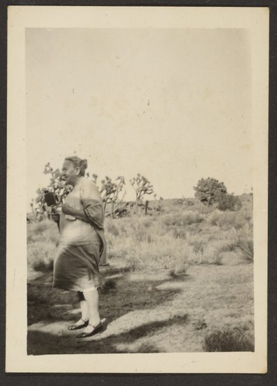 [Mme Fleckenstein dans Paysage] - Louis Fleckenstein