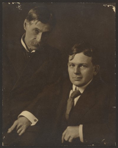 [Portrait de deux hommes en costume] - Louis Fleckenstein