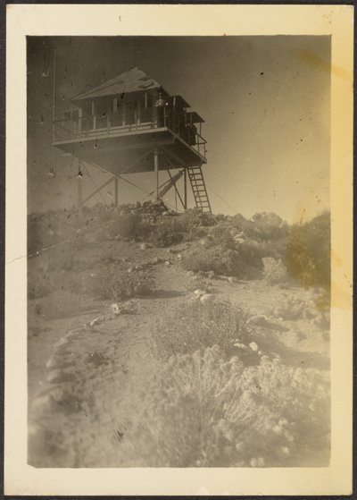[Tour de guet dans le paysage] - Louis Fleckenstein