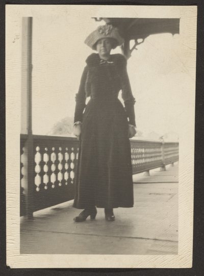 [Femme au balcon] - Louis Fleckenstein
