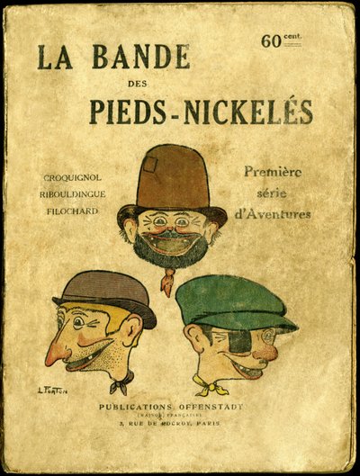 Illustration de couverture pour "La bande des pieds nickelés, première série d