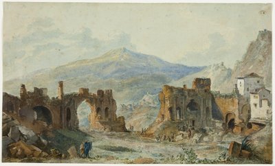 Le théâtre antique de Taormine avec vue sur l