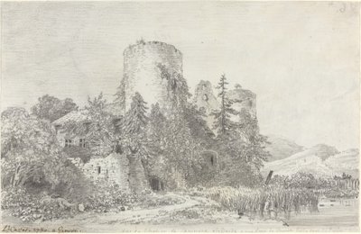 Vue du Château de Saconnex - Louis Francois Cassas