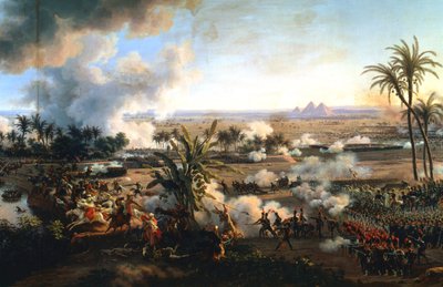 La Bataille des Pyramides, 21 juillet 1798, fin du 18e-début du 19e siècle - Louis Francois Lejeune