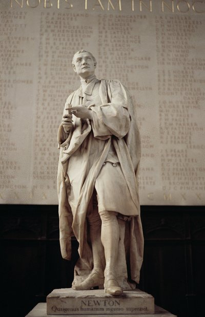 Sir Isaac Newton (1642-1727) (marbre) - Louis Francois Roubillac