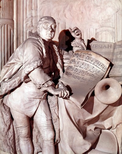 Monument de George Frederic Handel, Abbaye de Westminster - Louis Francois Roubilliac