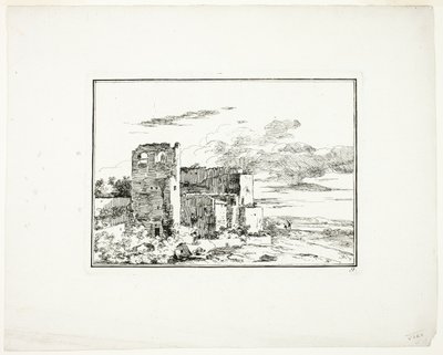 Bâtiments en ruine près d