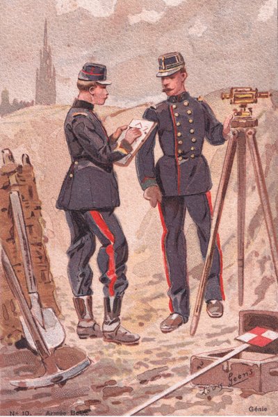 Génie, Carte Postale, Années 1920 - Louis Geens