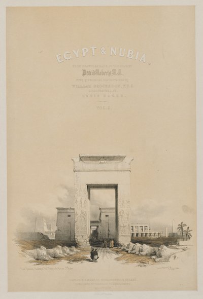 Égypte et Nubie : Frontispice Volume V - Louis Haghe