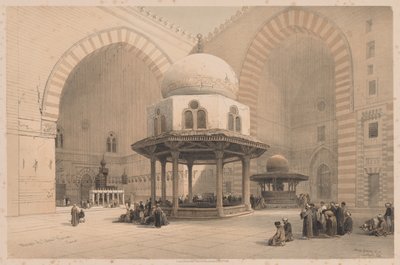 Égypte et Nubie : Volume III - No. 8, Mosquée du Sultan Hassan, Le Caire, 1838 - Louis Haghe