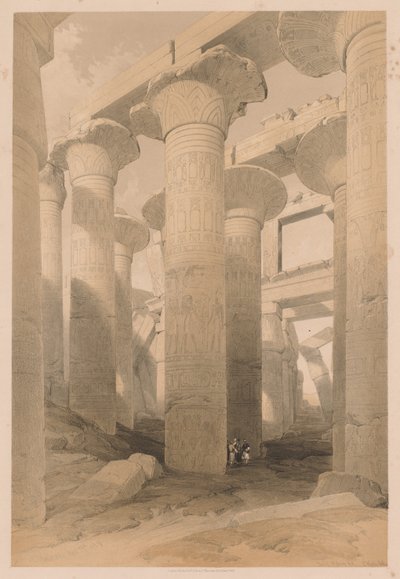 Égypte et Nubie : Volume II - N° 14, Karnak - Louis Haghe