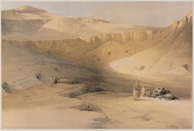 Égypte et Nubie, Volume II : Entrée des tombes des rois de Thèbes, Bab-El-Malouk, 1848 - Louis Haghe