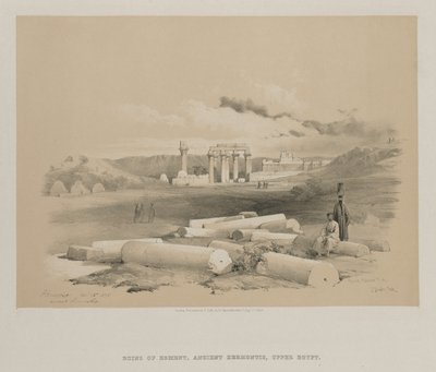 Égypte et Nubie, Volume II : Hermont, ancien Hermonthis - Louis Haghe