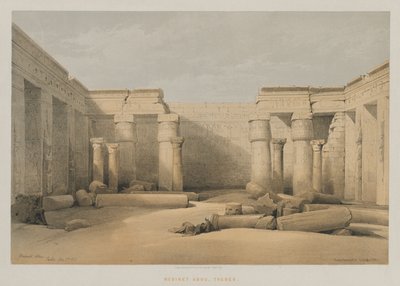 Égypte et Nubie, Volume II : Medinet Abou, Thèbes - Louis Haghe