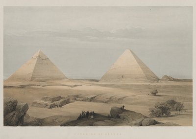 Pyramides de Gizeh - Louis Haghe