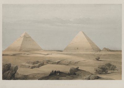 Égypte et Nubie, Volume II : Pyramides de Gizeh, 1848 - Louis Haghe