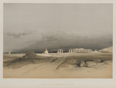 Ruines du Memnonium, Thèbes - Louis Haghe