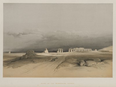 Égypte et Nubie, Volume II : Ruines de Memnonium, Thèbes, 1847 - Louis Haghe