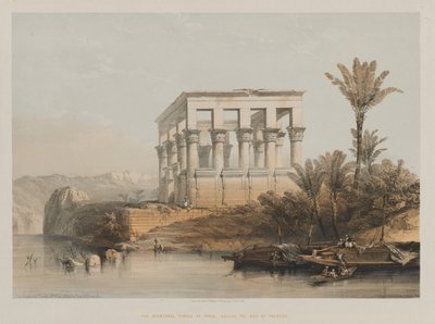 Égypte et Nubie, Volume II : Le temple hypaethral à Philae, appelé le Lit de Pharaon - Louis Haghe
