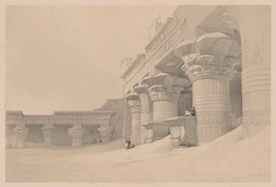 Égypte et Nubie : Volume I - No. 10, Edfou, 1838 - Louis Haghe