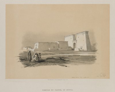 Égypte et Nubie, Volume I : Dakke, en Nubie - Louis Haghe