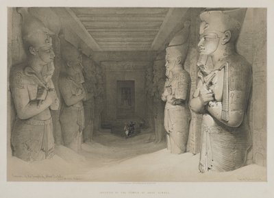 Égypte et Nubie, Volume I : Intérieur du temple d