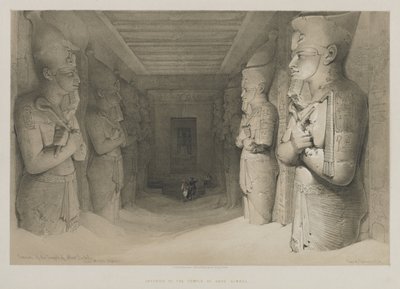 Égypte et Nubie, Volume I : Intérieur du temple d